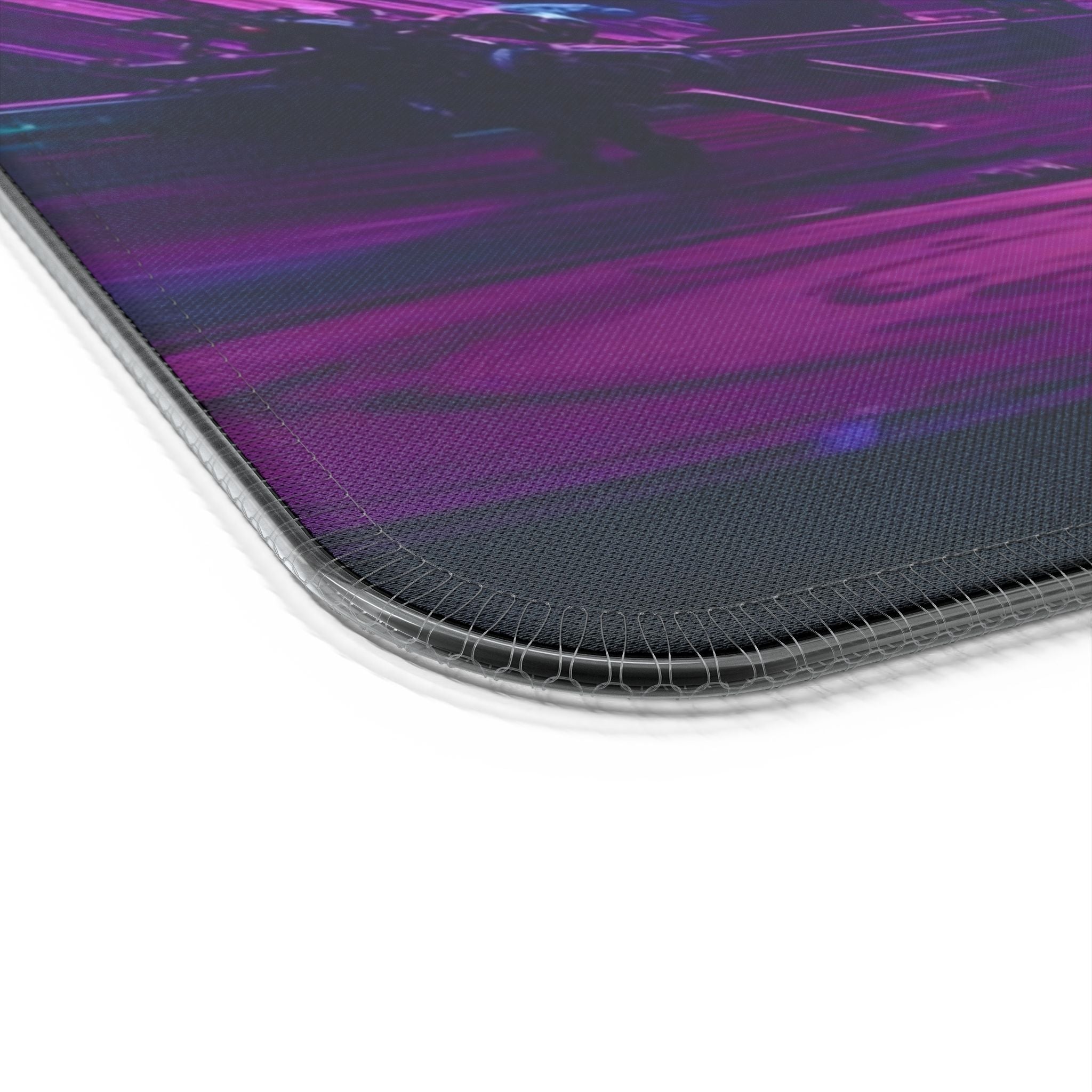 LED Gaming Mouse Pad avec Design Futuriste et Charge Sans Fil.