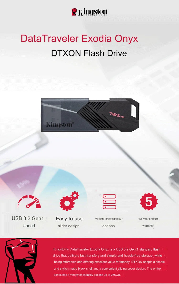 Clé USB Kingston Mini 3.2 - Lecteur Flash Compact et Durable (64 GB, 128 GB)