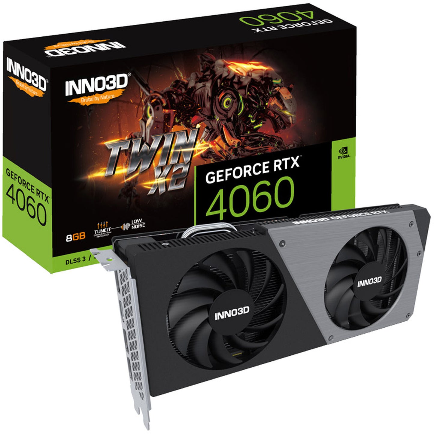 INNO3D GeForce RTX 4060 Twin X2 - 8 Go GDDR6