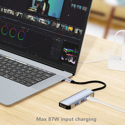 Rankman – Adaptateur USB C vers HDMI 4K avec Ports USB 3.0 et PD