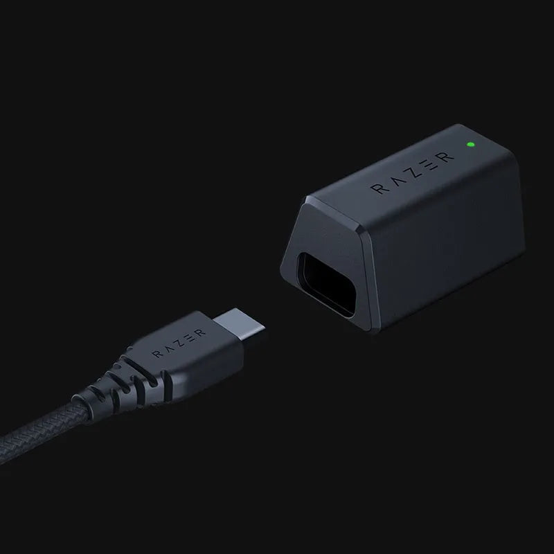 Razer HyperPER True 8KHz Dongle Sans Fil – Pour Souris Compatibles avec Commutation Automatique des Taux de Réponse