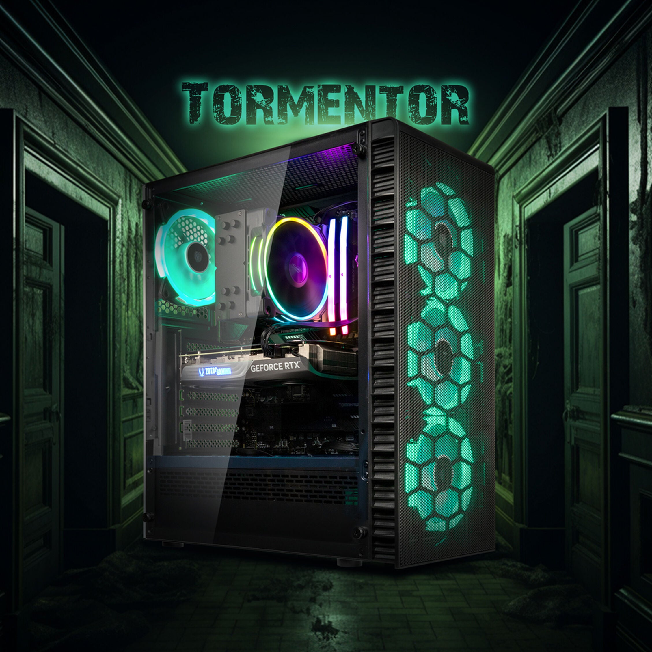 Gaming PC Tormentor - Intel Core i5-13600K, NVIDIA GeForce RTX 4060 Ti