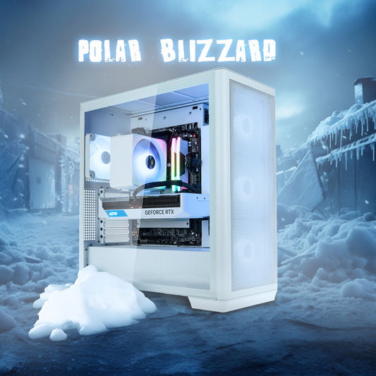 Gaming PC Polar Blizzard - AMD Ryzen 5 7600X, RTX 4070 Super, 32 Go DDR5 - King Mods