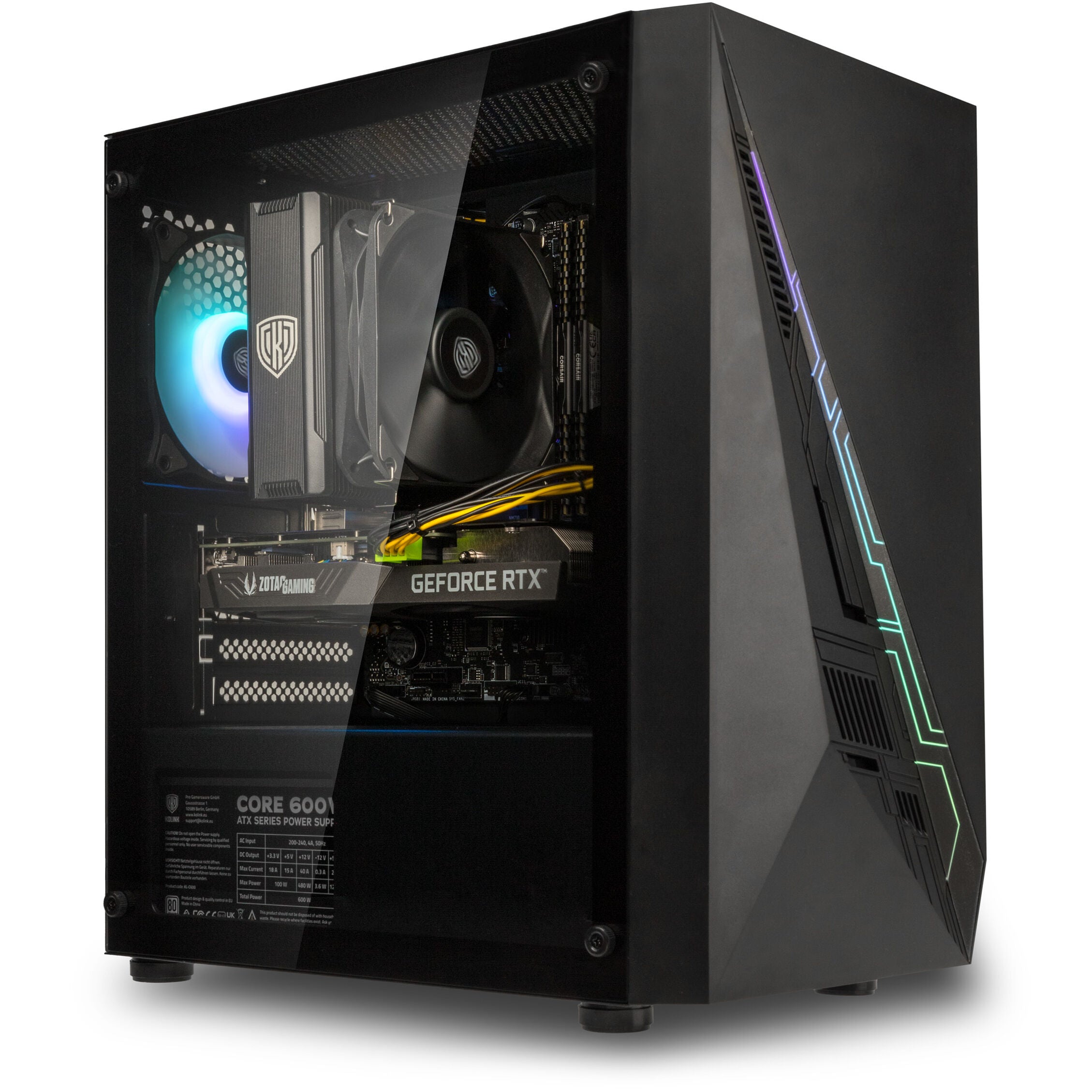 Gaming PC Illusionist - Intel Core i5-12400F, NVIDIA GeForce RTX 3060 12GB