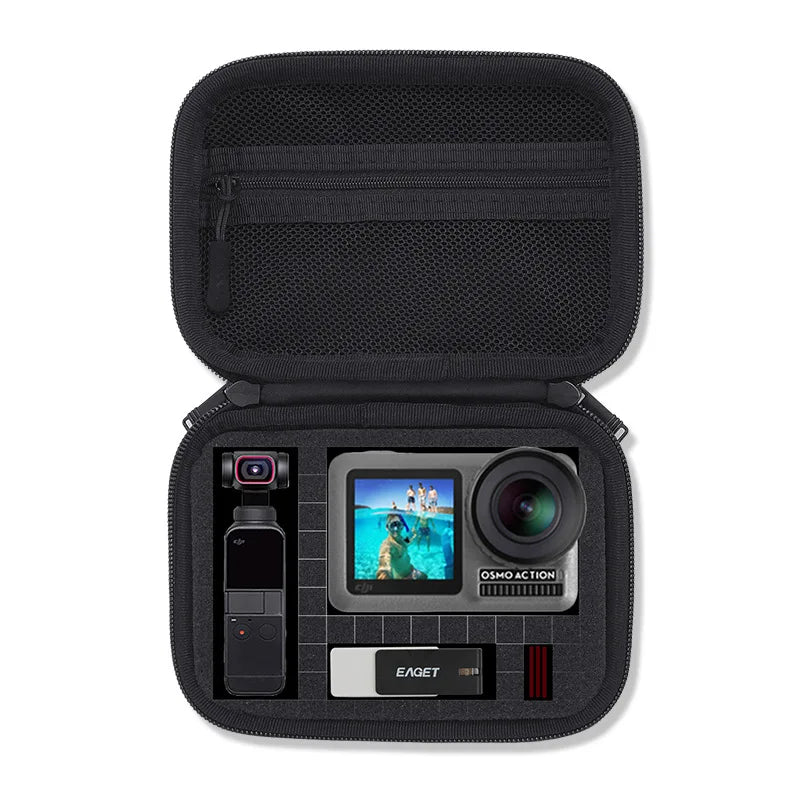 Sac de rangement portable antichoc pour GoPro 10 et 9 - Étui de protection pour accessoires PTZ, disque dur, et plus