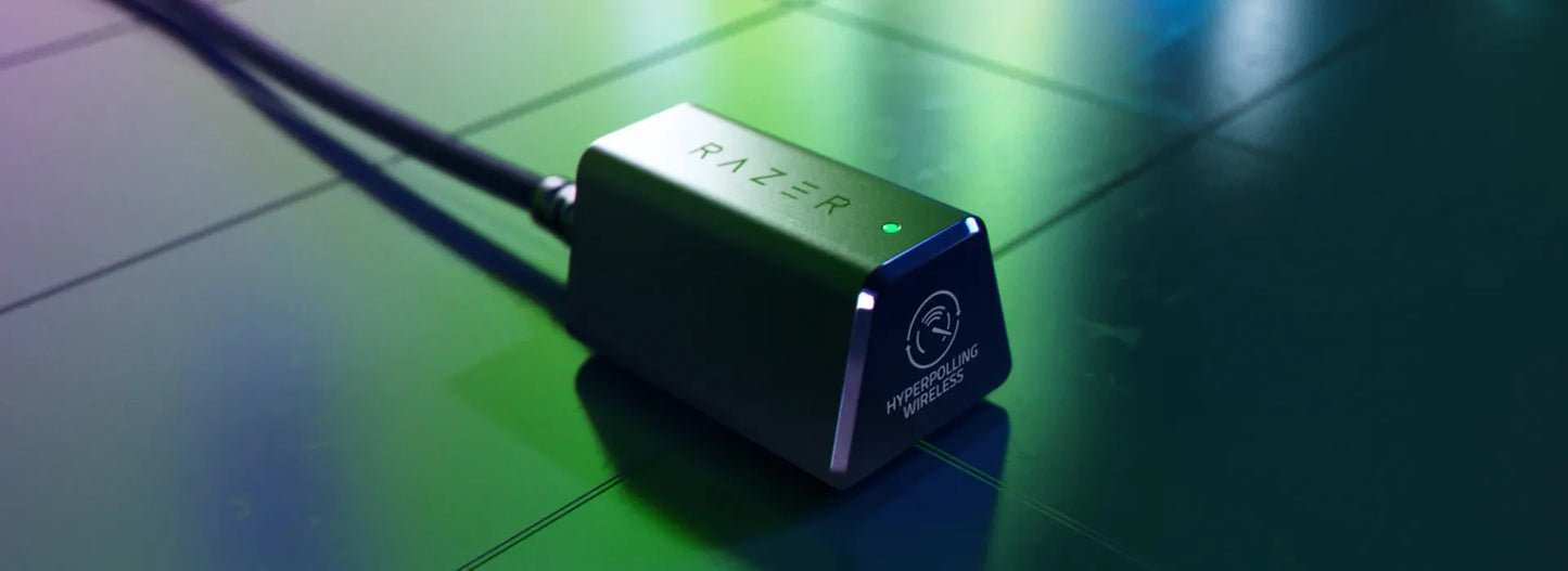 Razer HyperPER True 8KHz Dongle Sans Fil – Pour Souris Compatibles avec Commutation Automatique des Taux de Réponse