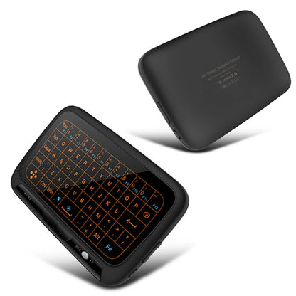 Mini Clavier Tactile Sans Fil H18 – 2.4GHz, Rétroéclairé, QWERTY avec Pavé Tactile et Air Mouse