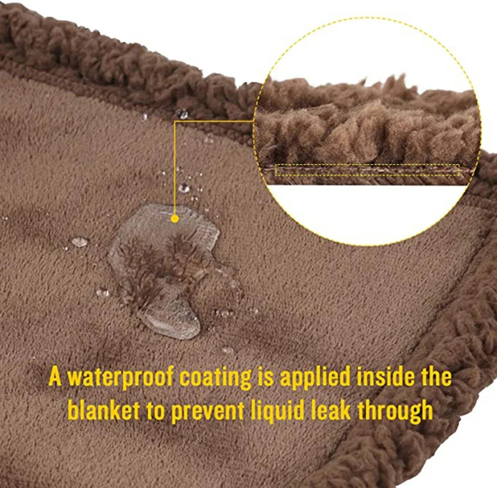 Luxury Shaggy Blanket - Warm, Cozy &amp; Waterproof (King Size)