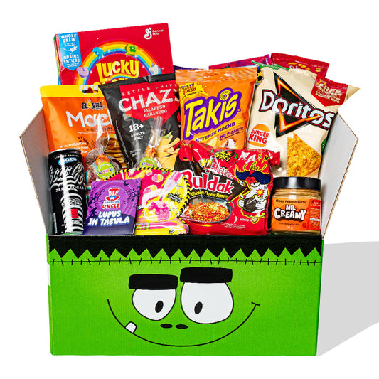 Snack Box XL Internationale - 45+ Produits Sucrés, Salés & Boissons