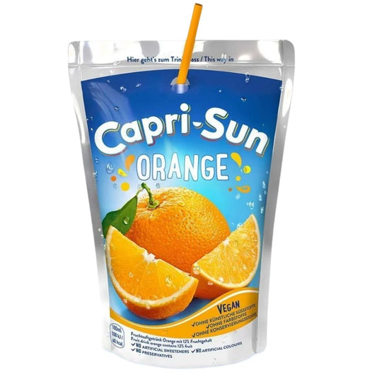 Capri Sun Orange - Jus d'Orange Naturel 200 ml (Pack de 10)