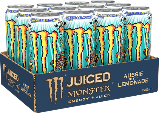 Monster Energy Aussie Lemonade (12 x 500 ml) ou à l’unité