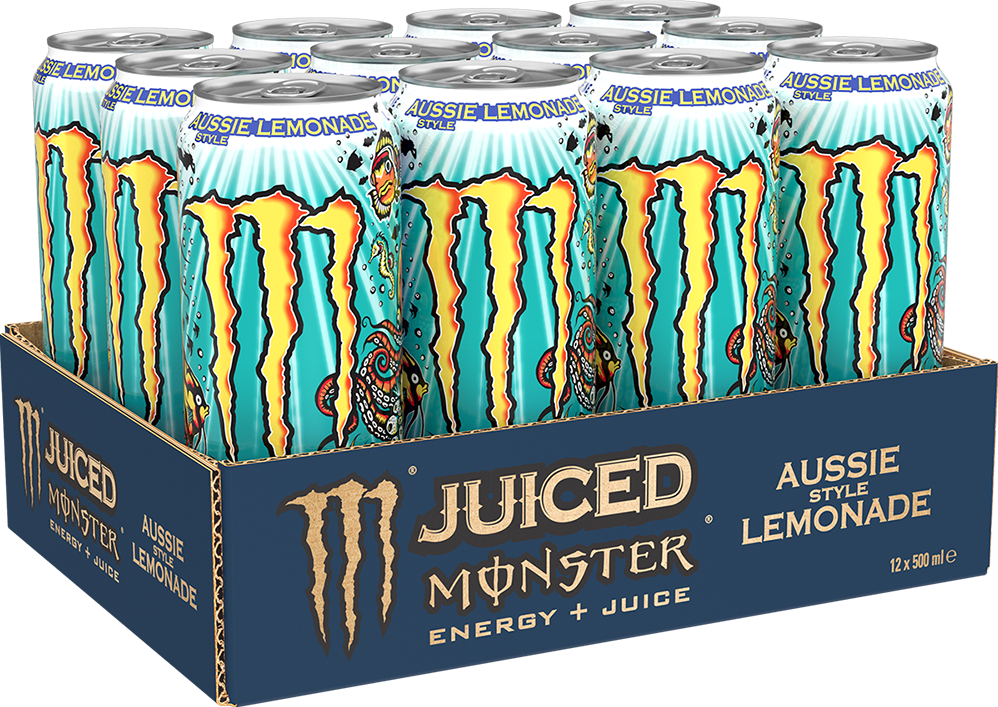 Monster Energy Aussie Lemonade (12 x 500 ml) ou à l’unité