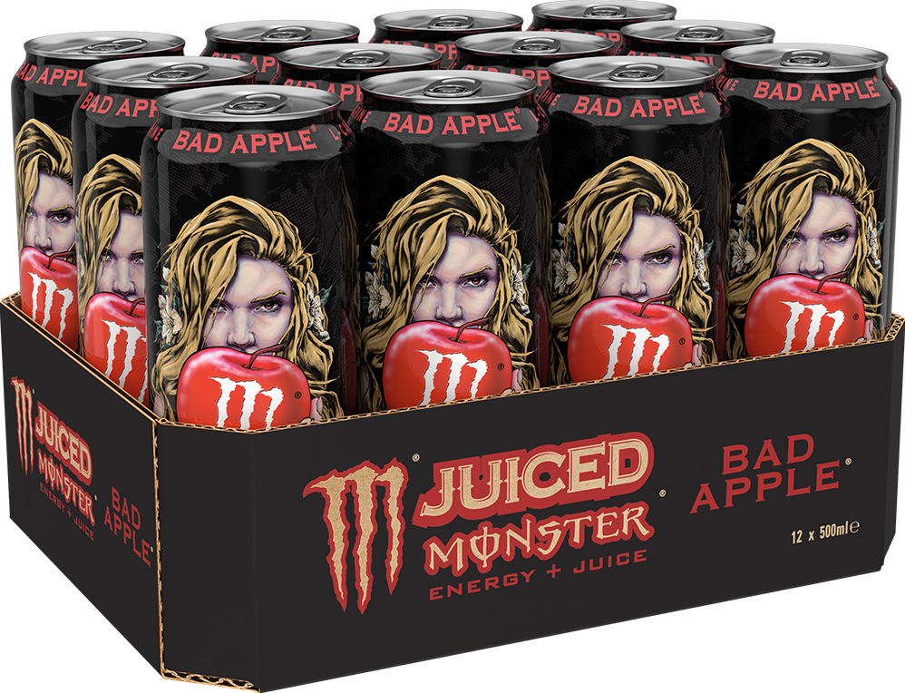 Monster Energy Juiced Bad Apple (12 x 500 ml) ou à l’unité