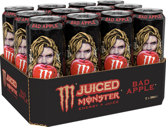 Monster Energy Juiced Bad Apple (12 x 500 ml) ou à l’unité