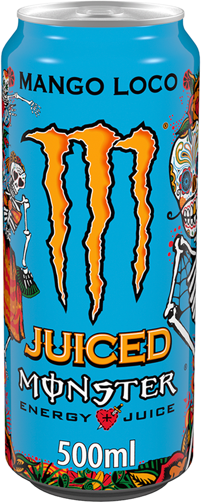 Monster Energy Juiced Mango Loco (12 x 500 ml) et à l'unité