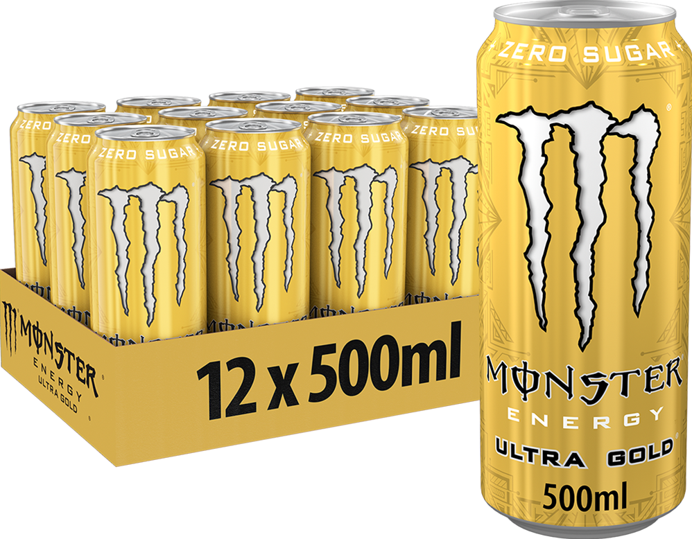 Monster Energy Ultra Gold (12 x 500 ml) ou à l'unité