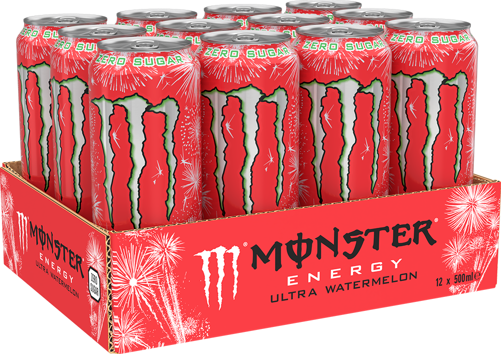 Monster Energy Ultra Pastèque (12 x 500 ml) ou à l'unité