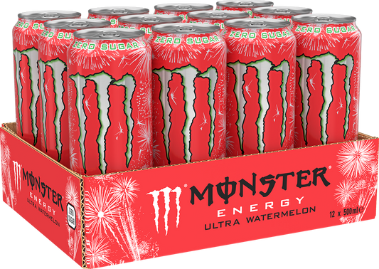 Monster Energy Ultra Pastèque (12 x 500 ml) ou à l'unité