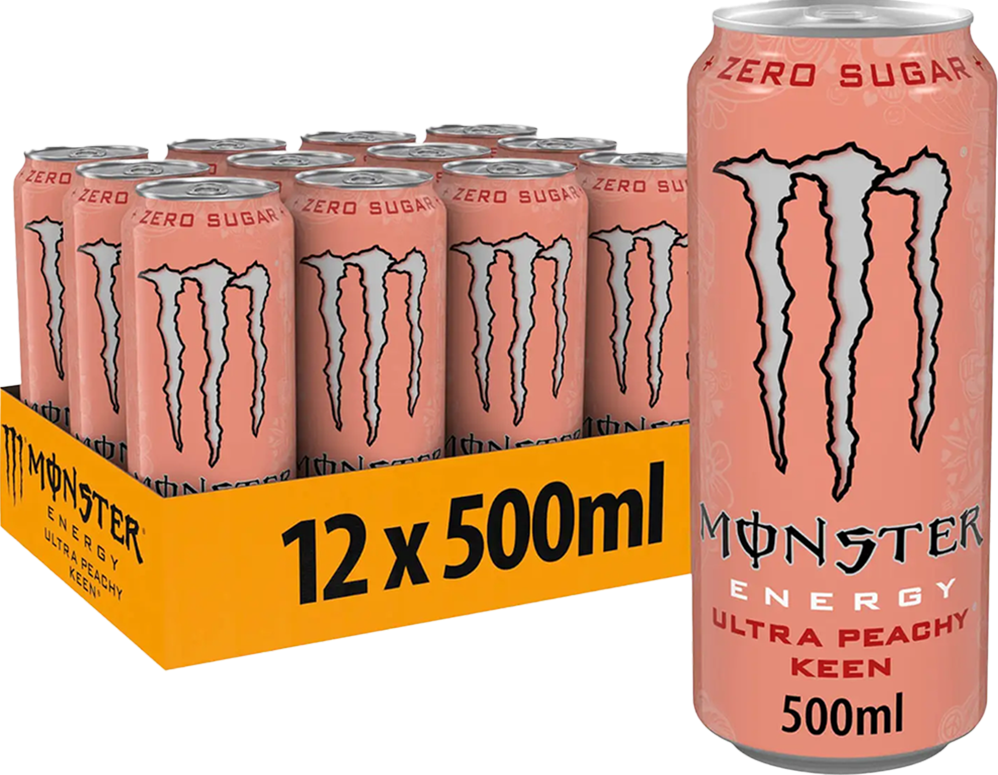 Monster Energy Ultra Peachy Keen (12 x 500 ml) ou à l'unité