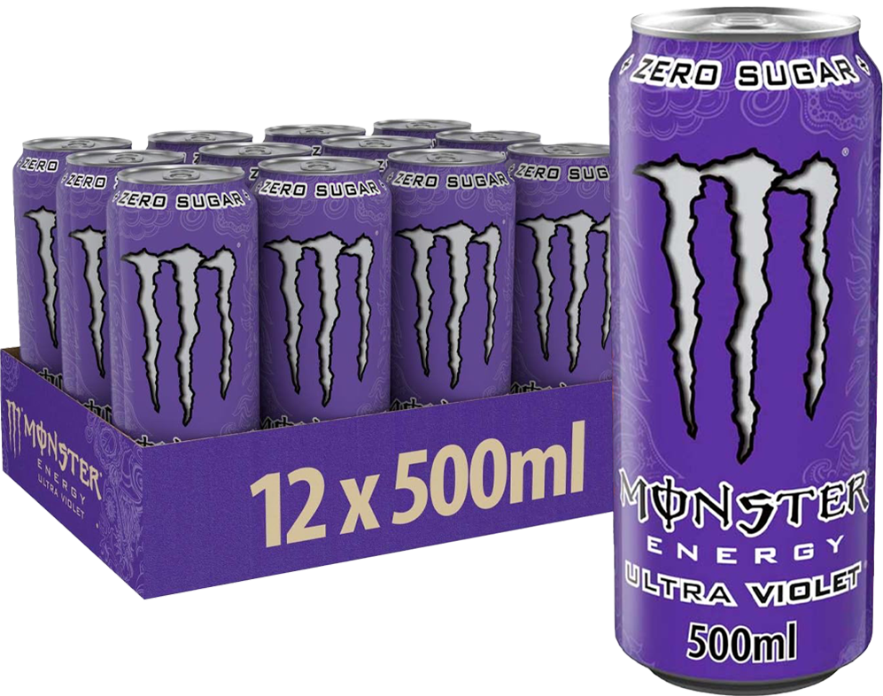 Monster Energy Ultra Violet (12 x 500 ml) or individually