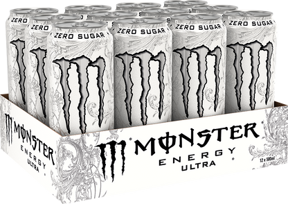 Monster Energy Ultra White (12 x 500 ml) ou à l'unité